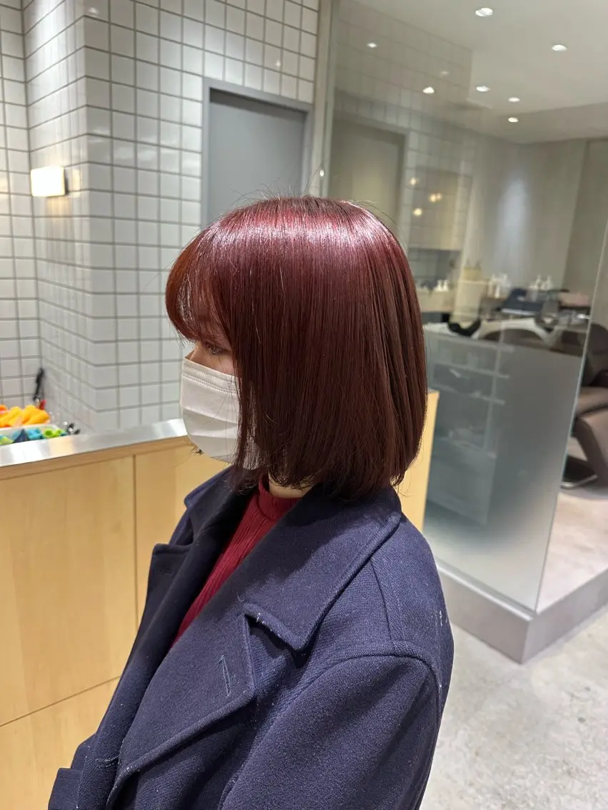 ショート ヘアカラー 🍇透明感カラー/ カットひかる🍒のヘアスタイル