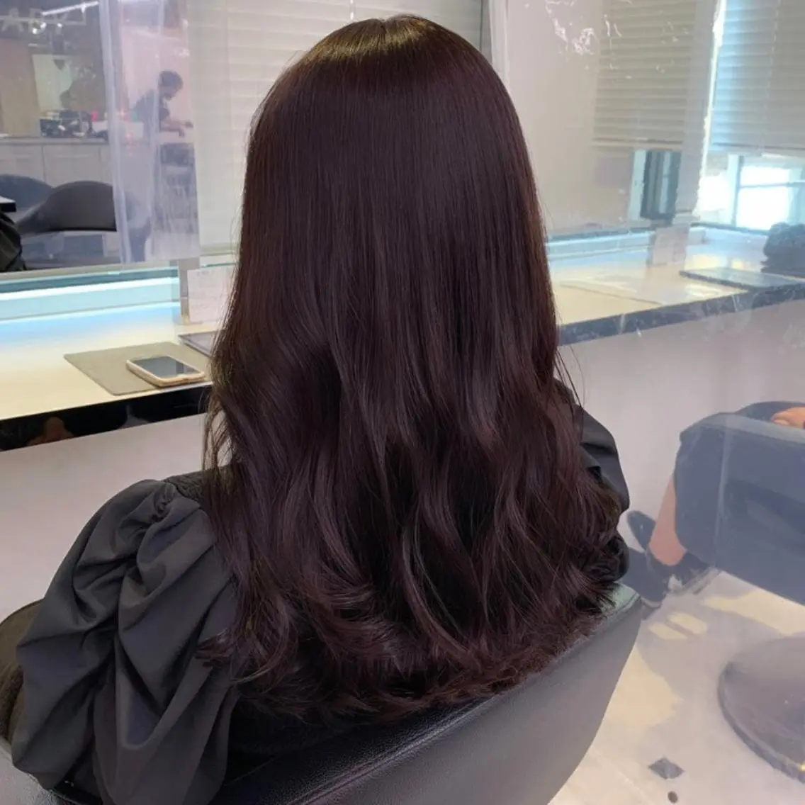 セミロング カラー ヘアアレンジ 🩰透明感カラー♡ UTA🩰のヘアスタイル