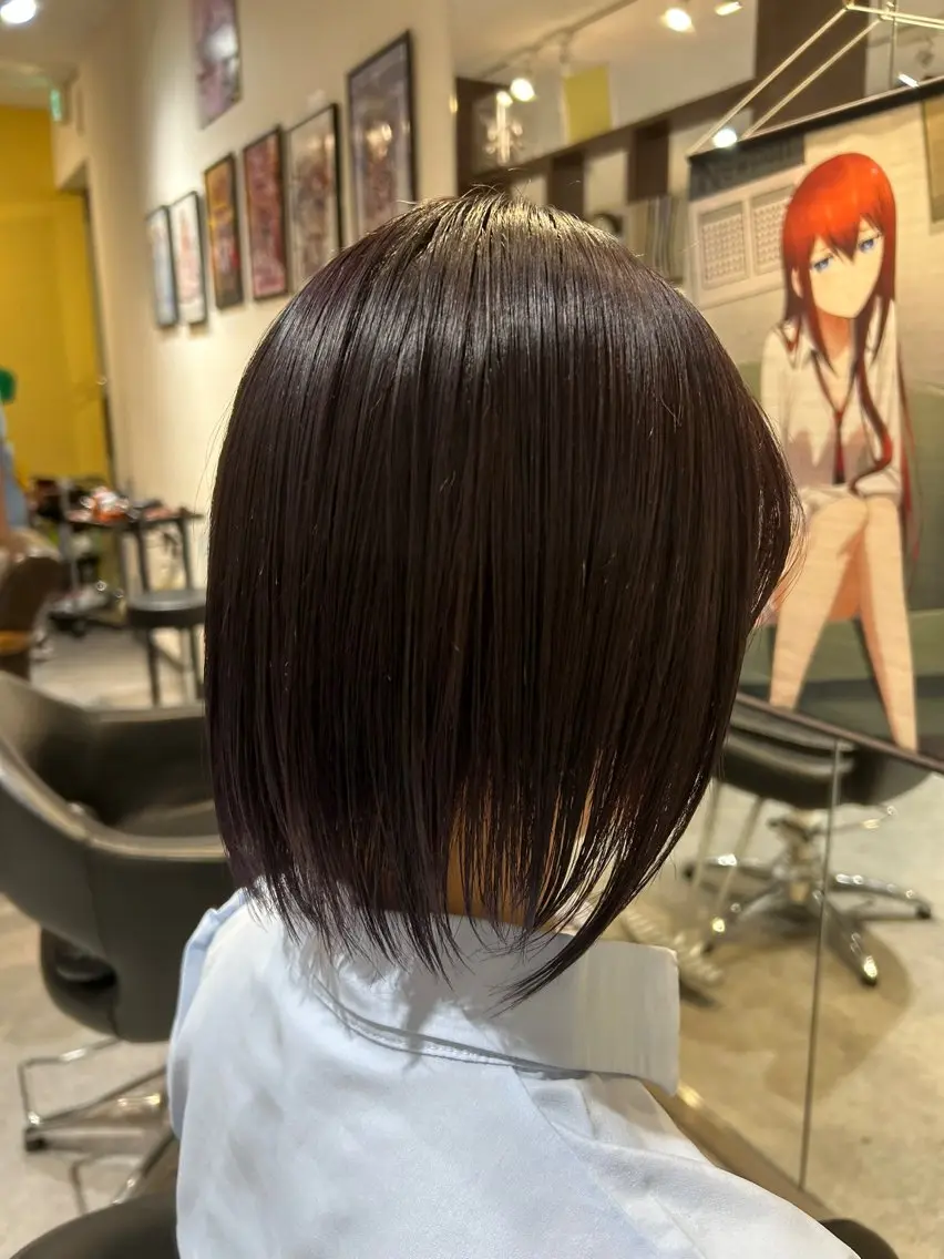 カット✂︎＋ブリーチ無しカラー🟫の写真