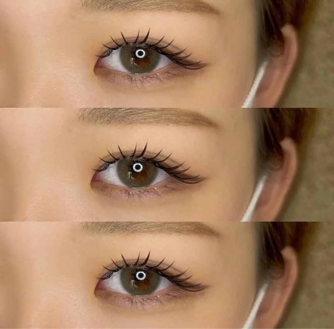 マツエク・マツパ フラットラッシュ Eye's モニターのマツエク・マツパデザイン