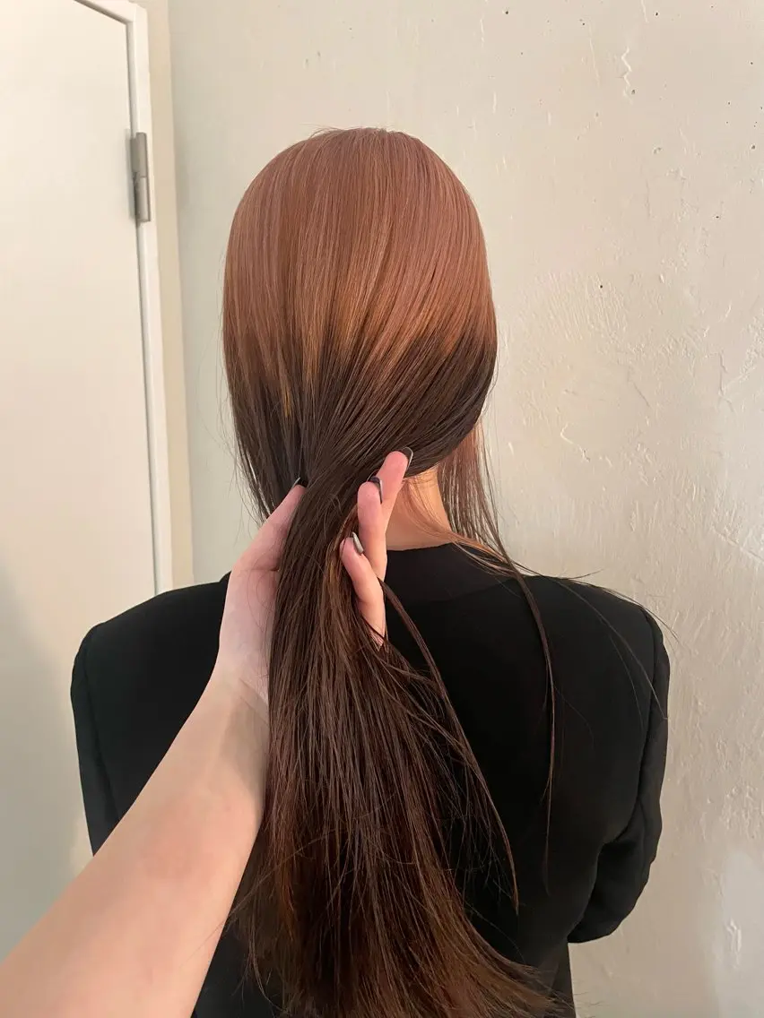 ロング mana/ハイトーン /ヘアセット🎀のヘアスタイル