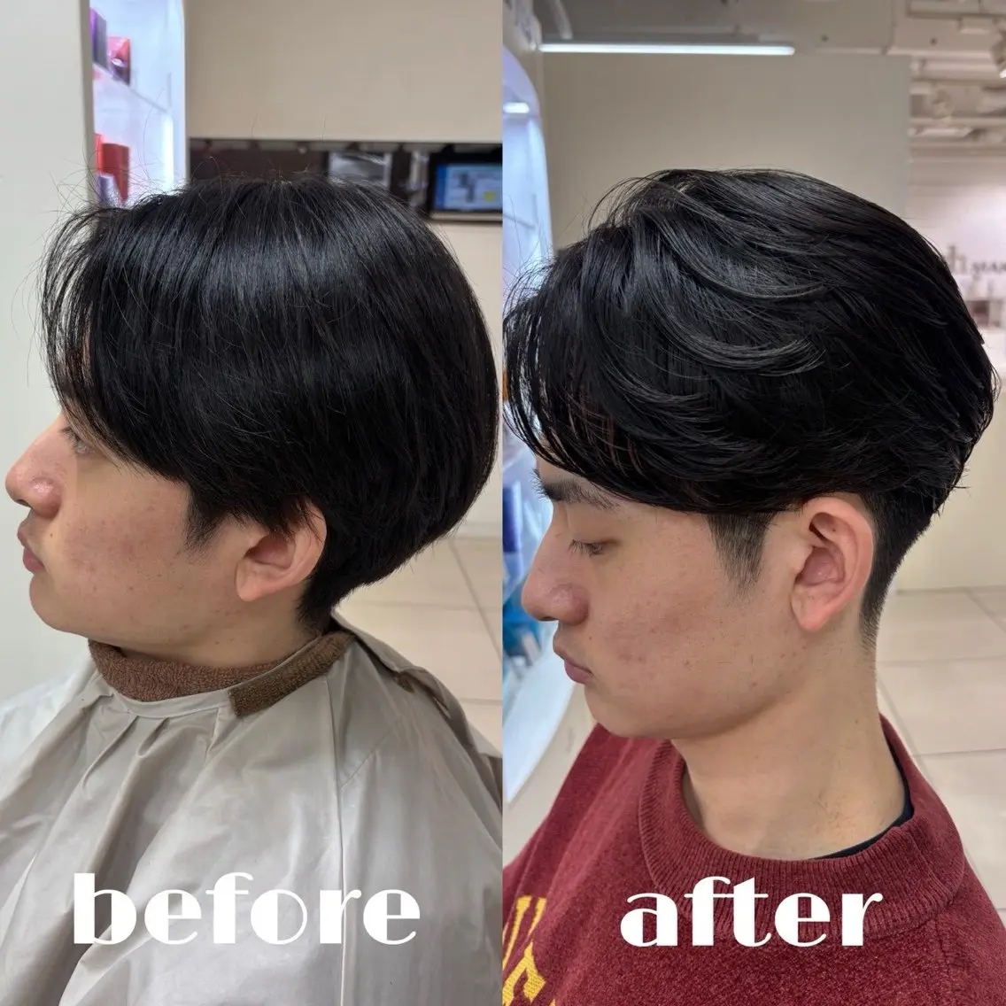 パーマ メンズ カット パーマ 骨格似合わせカット CoCo🦋.*˚のヘアスタイル