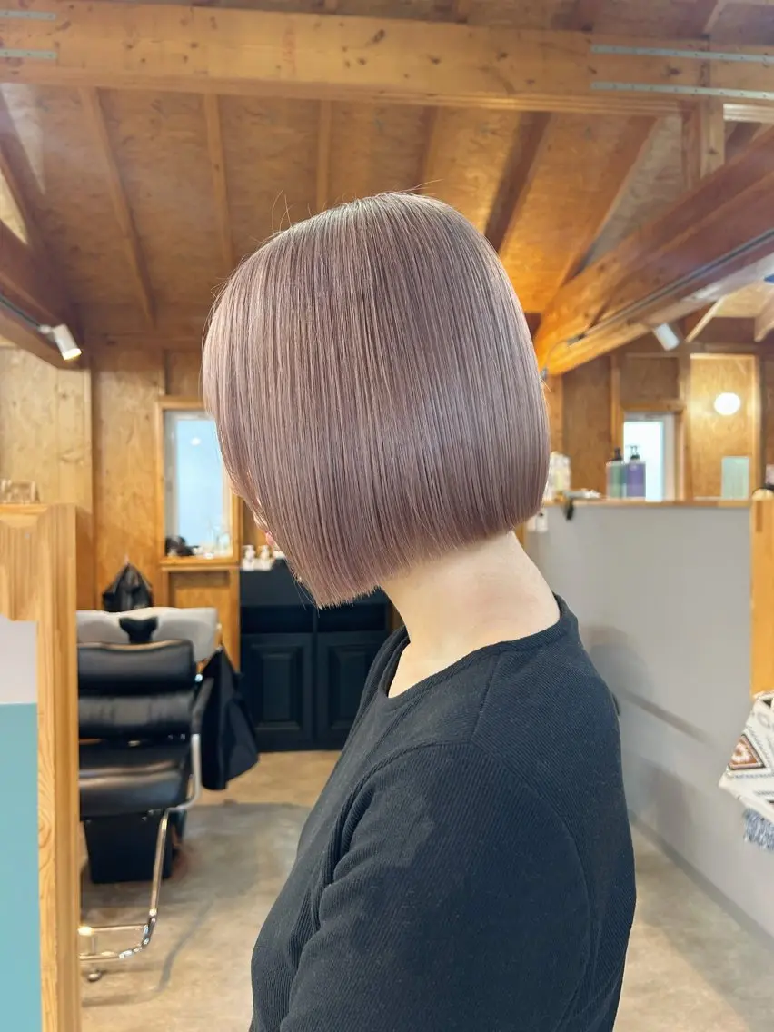 【カットモデル募集】顎下2.3cmボブ🍀19時​〜​になりますのでリクエスト予約からお願いいたします！の写真