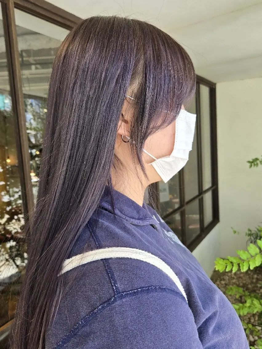 ロング カラー ヘアカラー 韓国好き🇰🇷 美容師MIKUのヘアスタイル