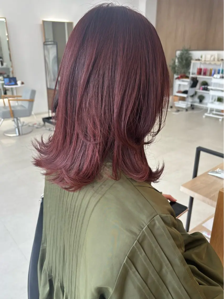 ミディアム レイヤーカット mm‪ ♡ yukaのヘアスタイル