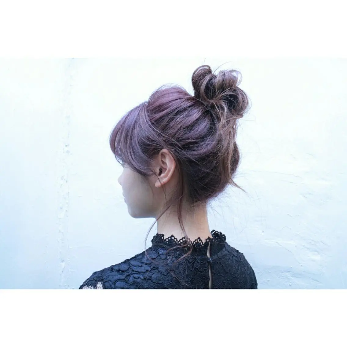 ヘアアレンジ クニモトハルナ ボブ/柔らかカラーのヘアスタイル
