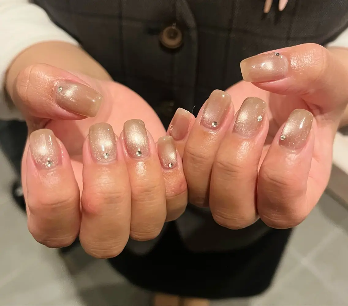 ネイル マグネットネイル ハンドネイル HazeGrass NAILのネイルデザイン