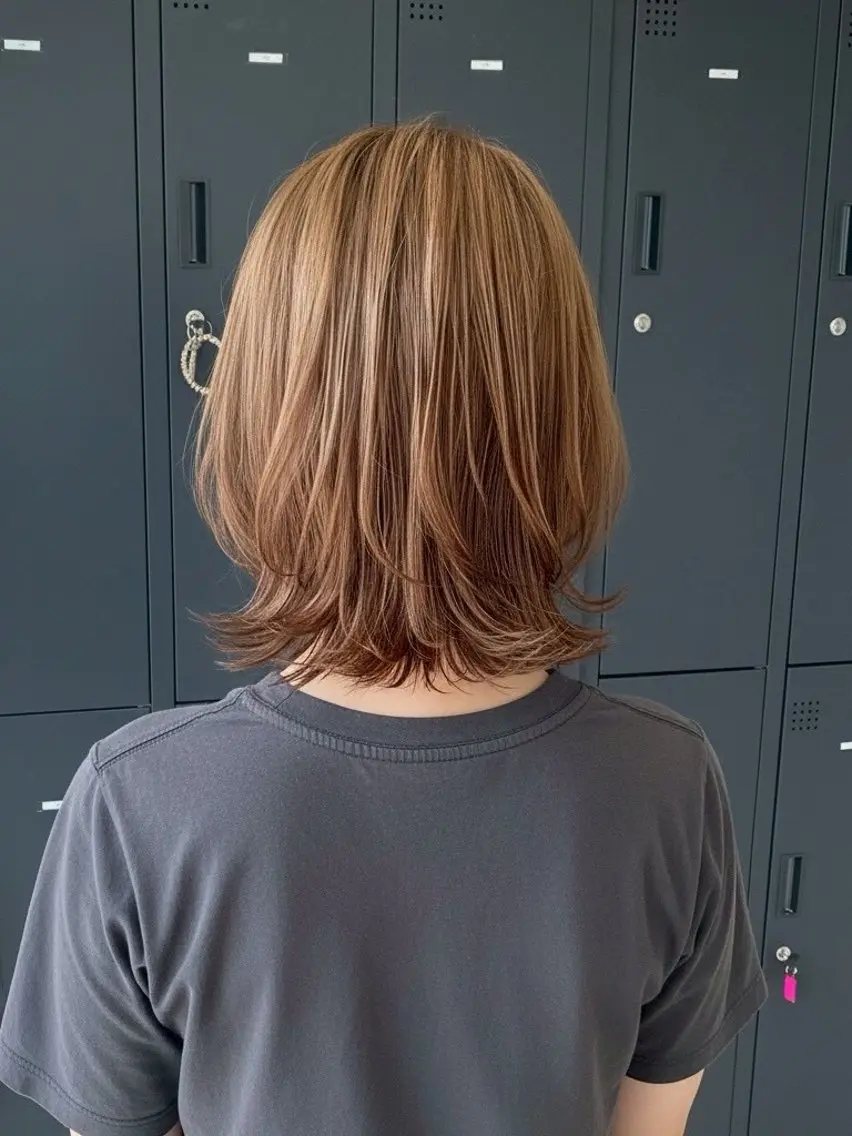 セミロング レディースカットモデ ル募集中❄️横田のヘアスタイル