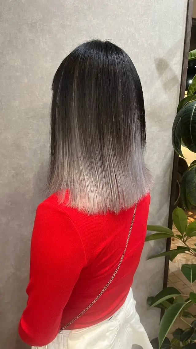 ミディアム カラー ブリーチ ダブルカラー インナーカラー ヘアカラー Bianca 代表 硲 貴亮【東武練馬】のヘアスタイル