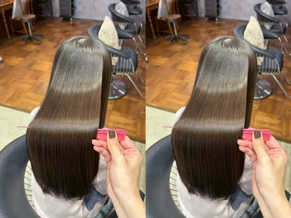 ロング カラー 髪質改善 大人女性の為の美容師 aoiのヘアスタイル