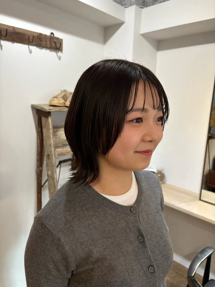 ショート ショートボブ ボブ ショートヘア ウルフカット 須田 彩葉のヘアスタイル
