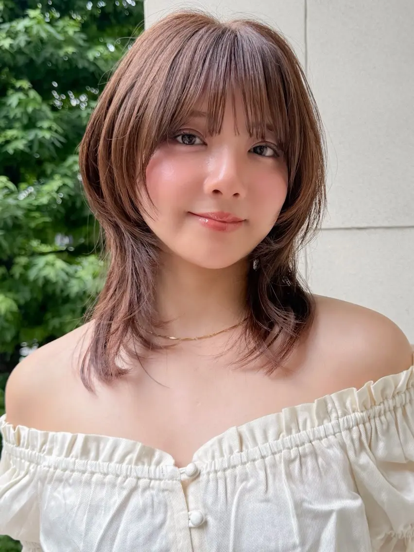 セミロング Unami/渋谷 TSUKIのヘアスタイル
