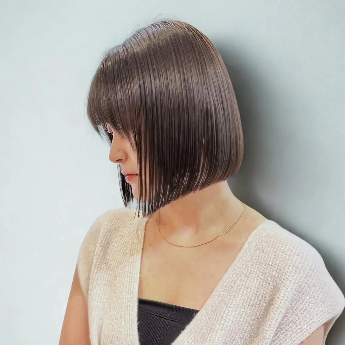 ショート カラー ボブ 髪質改善 似合わせカット 縮毛矯正 カット ヘアカラー トリートメント ボブ特化✂️ shotoのヘアスタイル