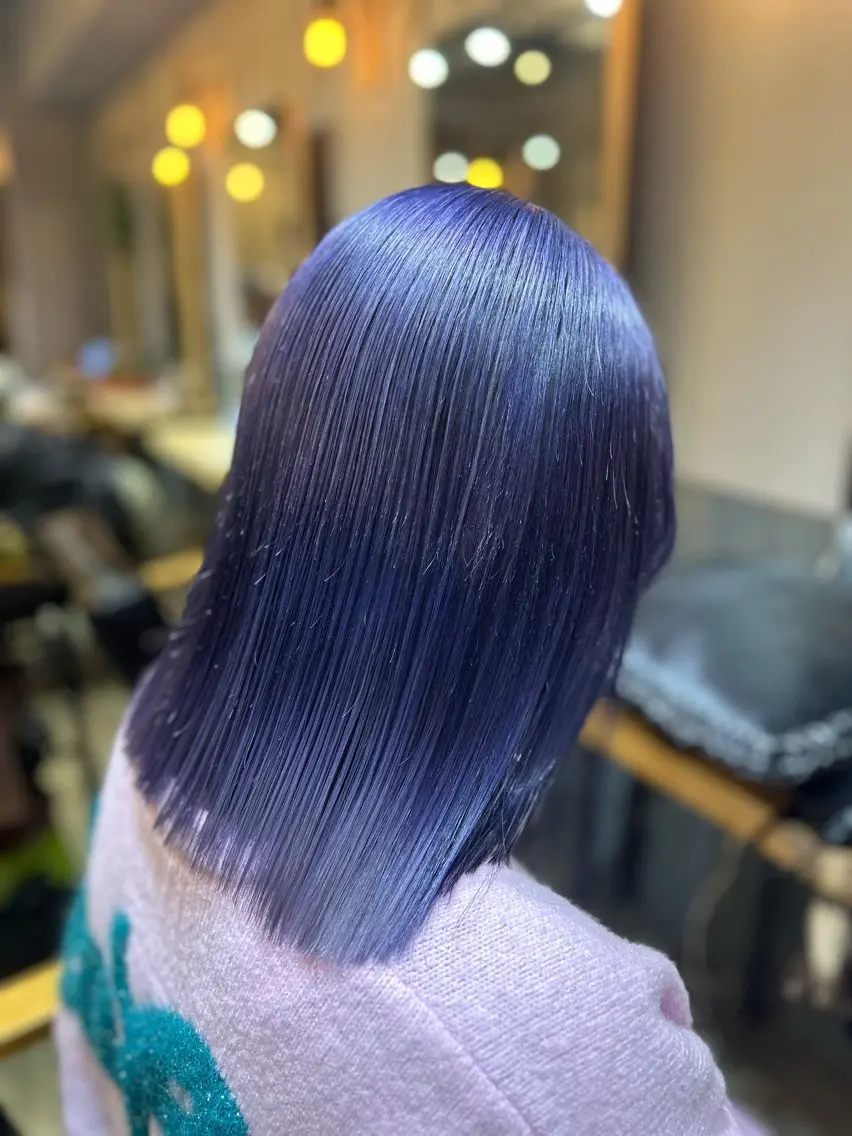 セミロング 園田 彩音のヘアスタイル