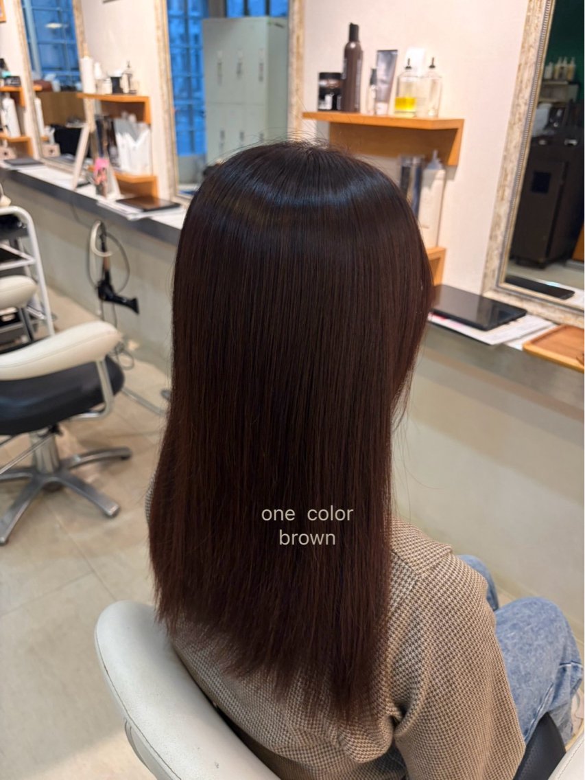 ロング ヘアカラー hair bonitaのヘアスタイル