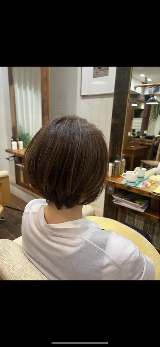 ショート カラー 🍀似合わせカット 🍀柳澤里玖のヘアスタイル