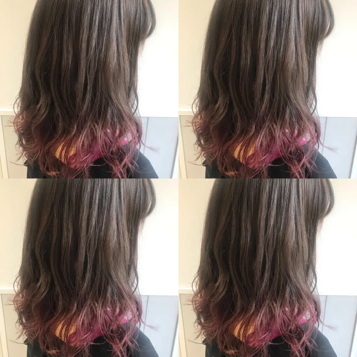ロング カラー 小栗 麻衣のヘアスタイル