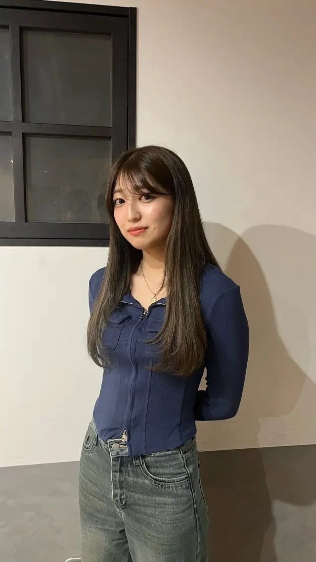 ロング カラー オリーブカラー ヘアカラー トリートメント ami /yuutenjiのヘアスタイル
