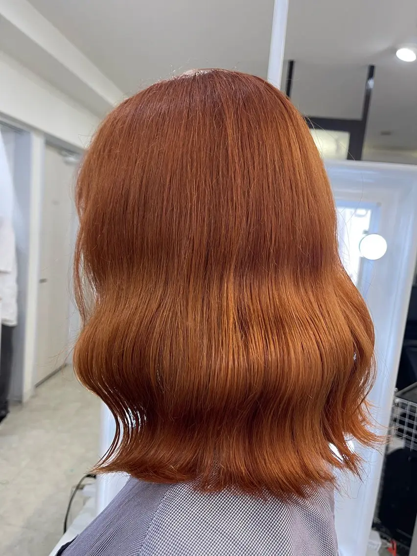 オレンジ系カラー🍊＋高保湿TR付き✨の写真