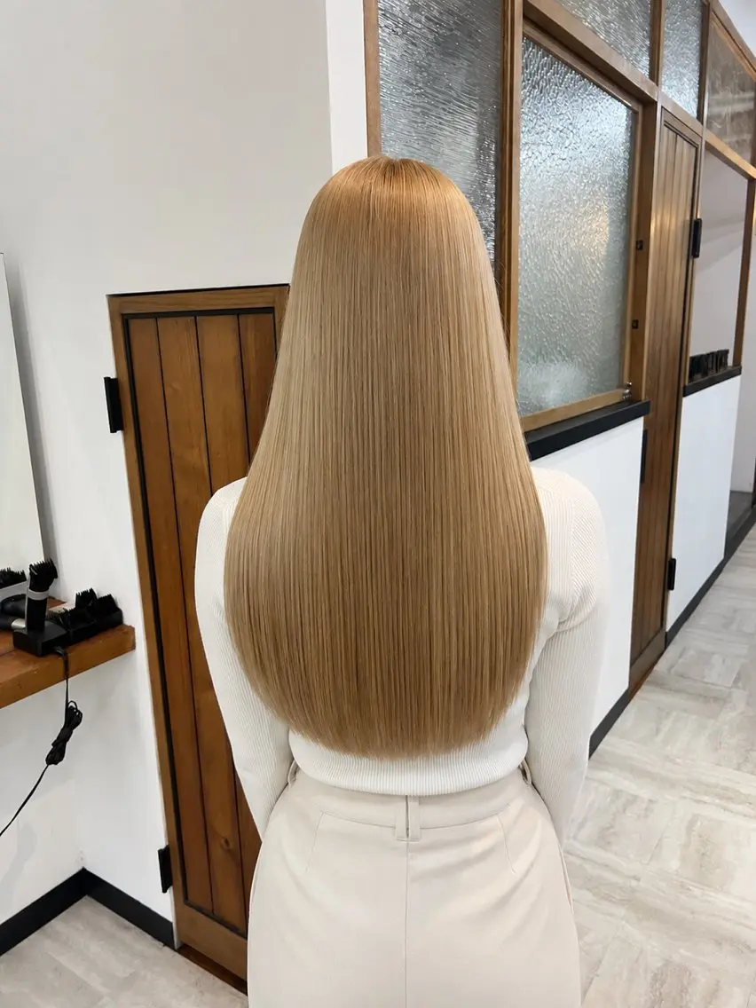 ロング カラー ❤️Mimi/non ワンカラー❤️のヘアスタイル