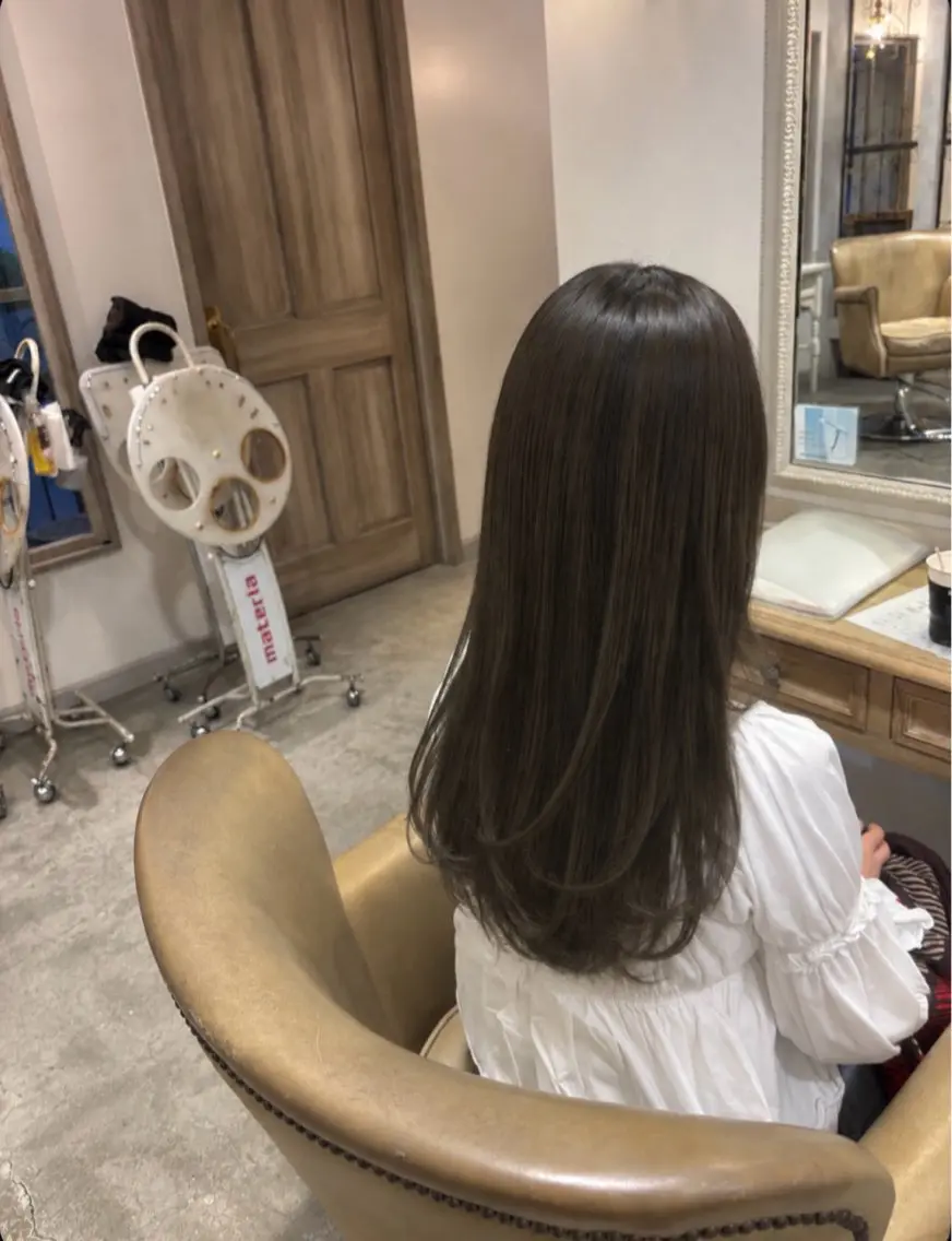カット＋髪質改善カラーの写真