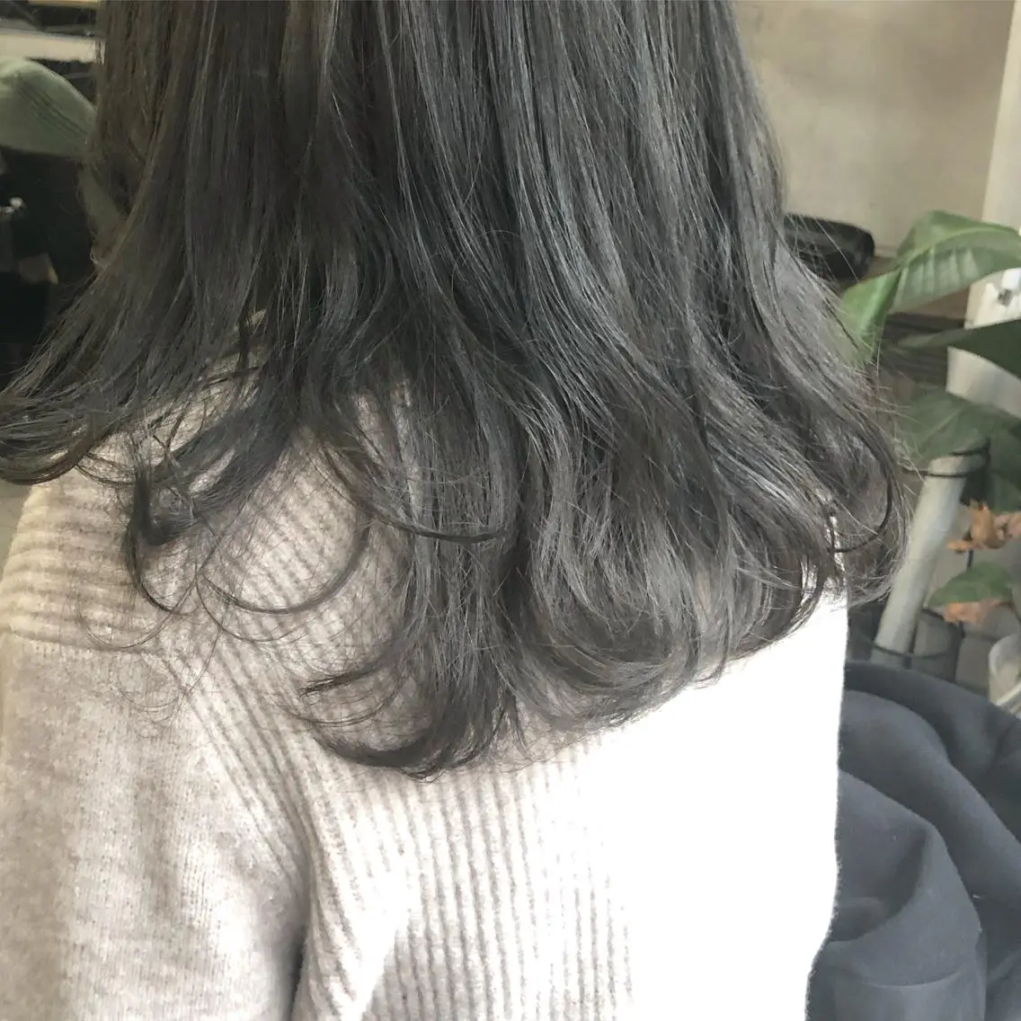 ミディアム カラー アディクシーカラー ブリーチ ダブルカラー ブリーチなしカラー ヘアカラー トリートメント 艶髪育成サロン 京橋　shinのヘアスタイル