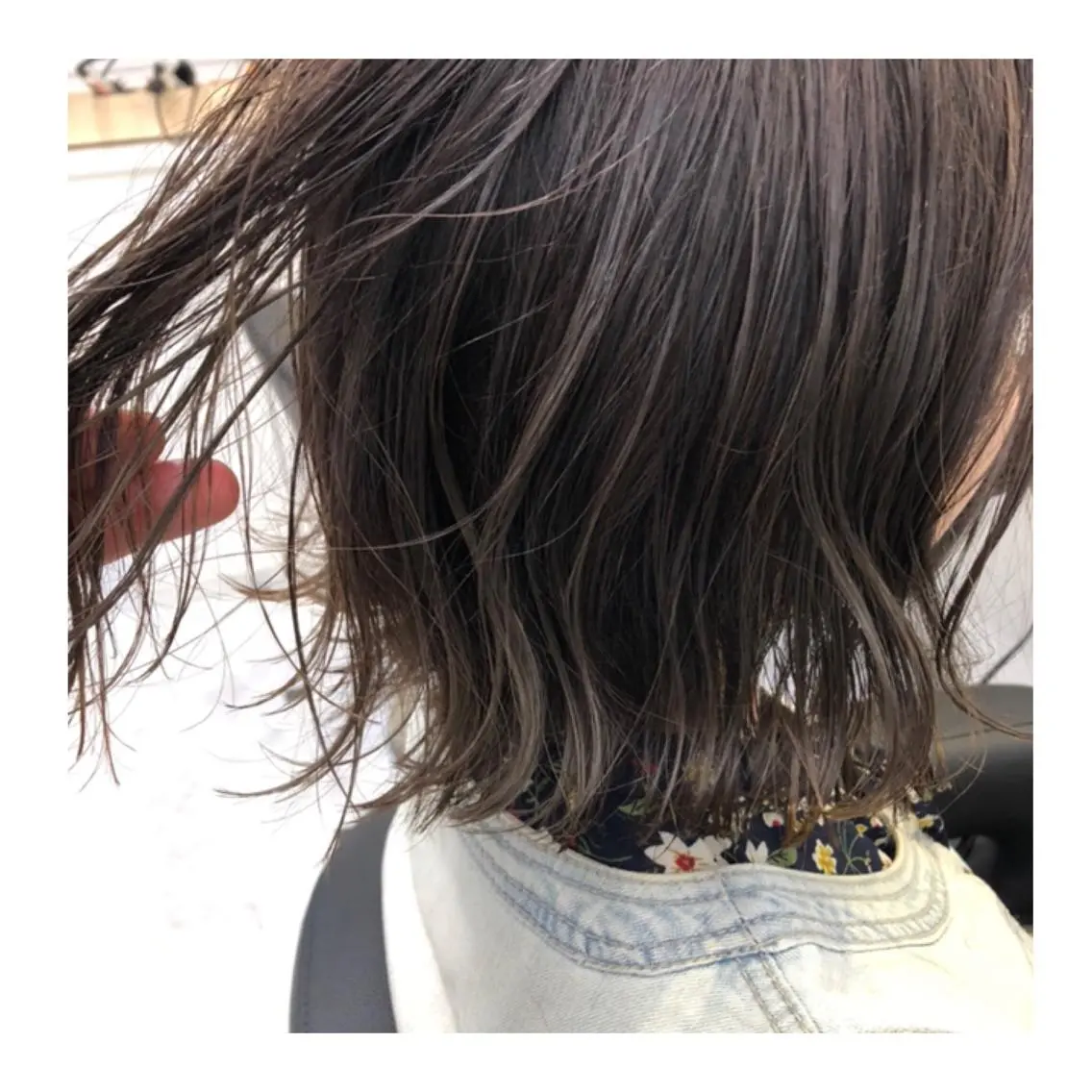 ショート カラー グレージュ レイヤーボブ/ボブ 仲川和人のヘアスタイル