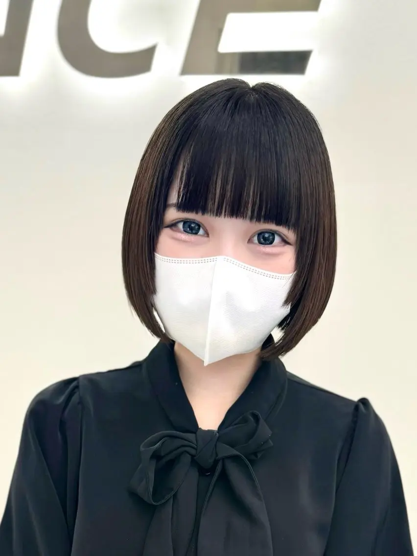 ショート カラー ヘアアレンジ カット 縮毛矯正 トリートメント 縮毛矯正🤍 盛れるボブ/ひかりのヘアスタイル