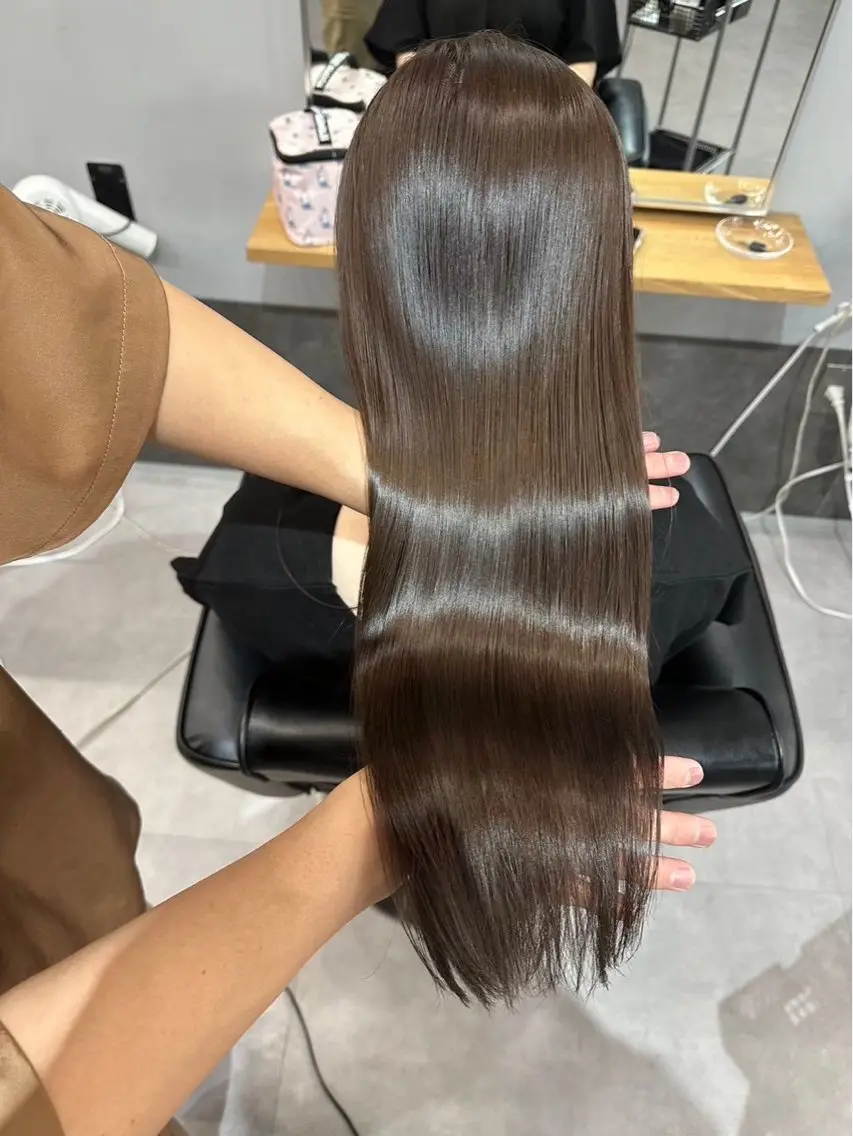 💠髪質改善カラー+トリートメント💠の写真