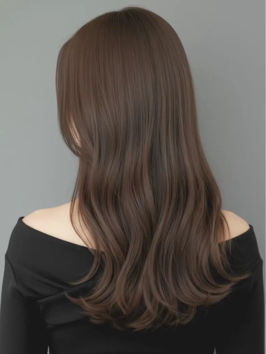 ロング カラー 中澤 來美のヘアスタイル