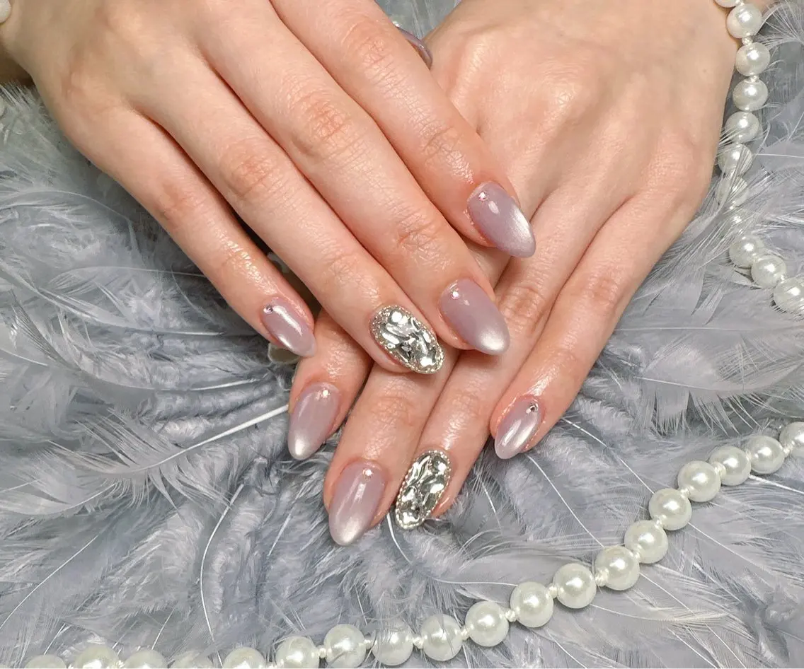 ネイル マグネットネイル ハンドネイル Pretty Nail Salonのネイルデザイン