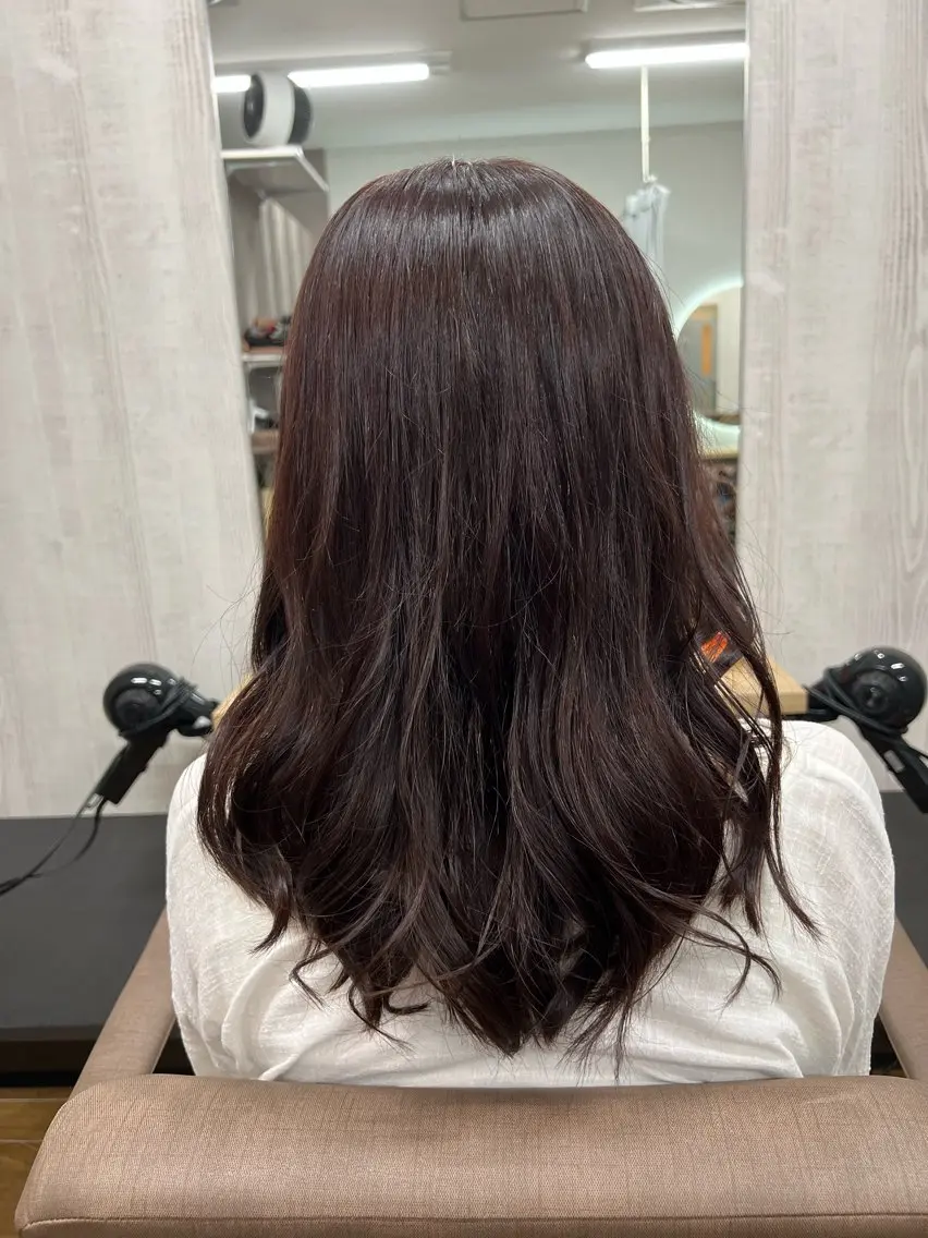 セミロング カット ヘアカラー トリートメント TELA HAIR 幕張本郷店 千尋のヘアスタイル