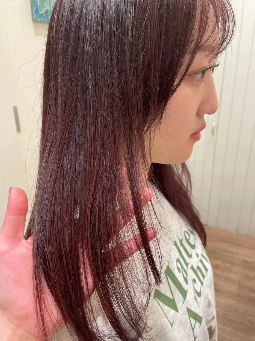 ロング カラー レイヤー／大宮／韓国 🤍AYA🤍のヘアスタイル