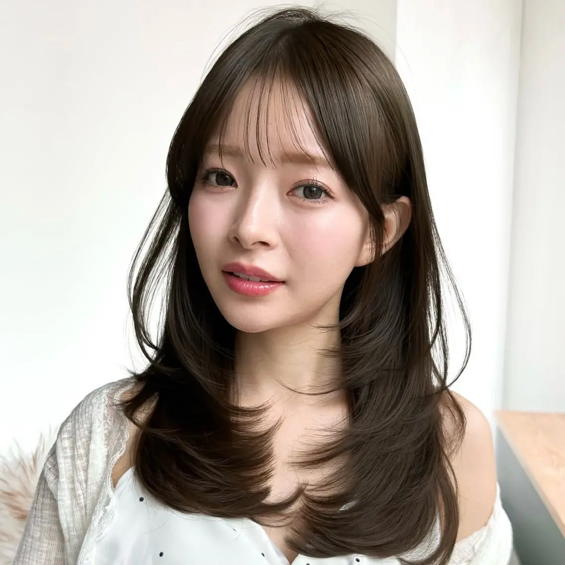 セミロング 池袋似合わせカット ✂️YUUKIのヘアスタイル