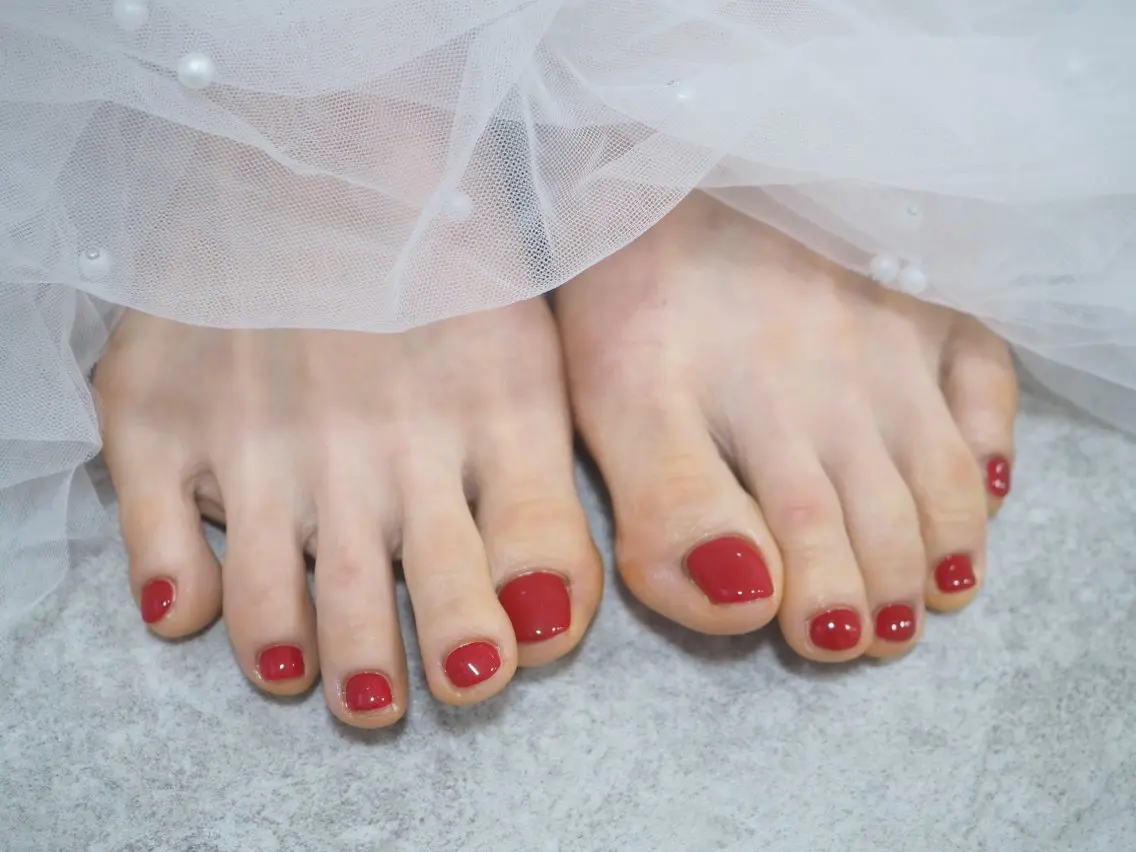 フットネイル／ワンカラー✨️土日祝＋550円の写真