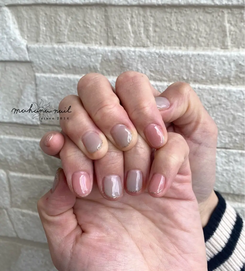 ネイル ラメ(グリッター) mahana nailのネイルデザイン