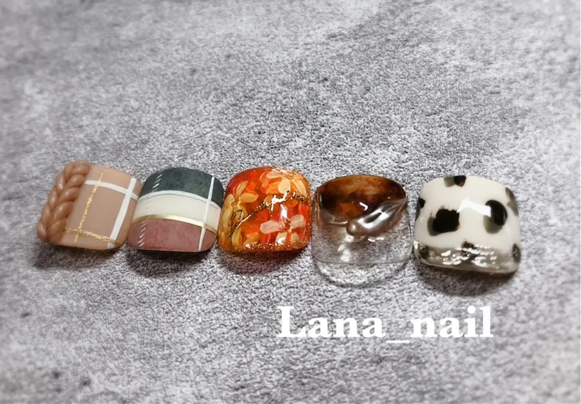 ネイル フットネイル Lana_ nailのネイルデザイン