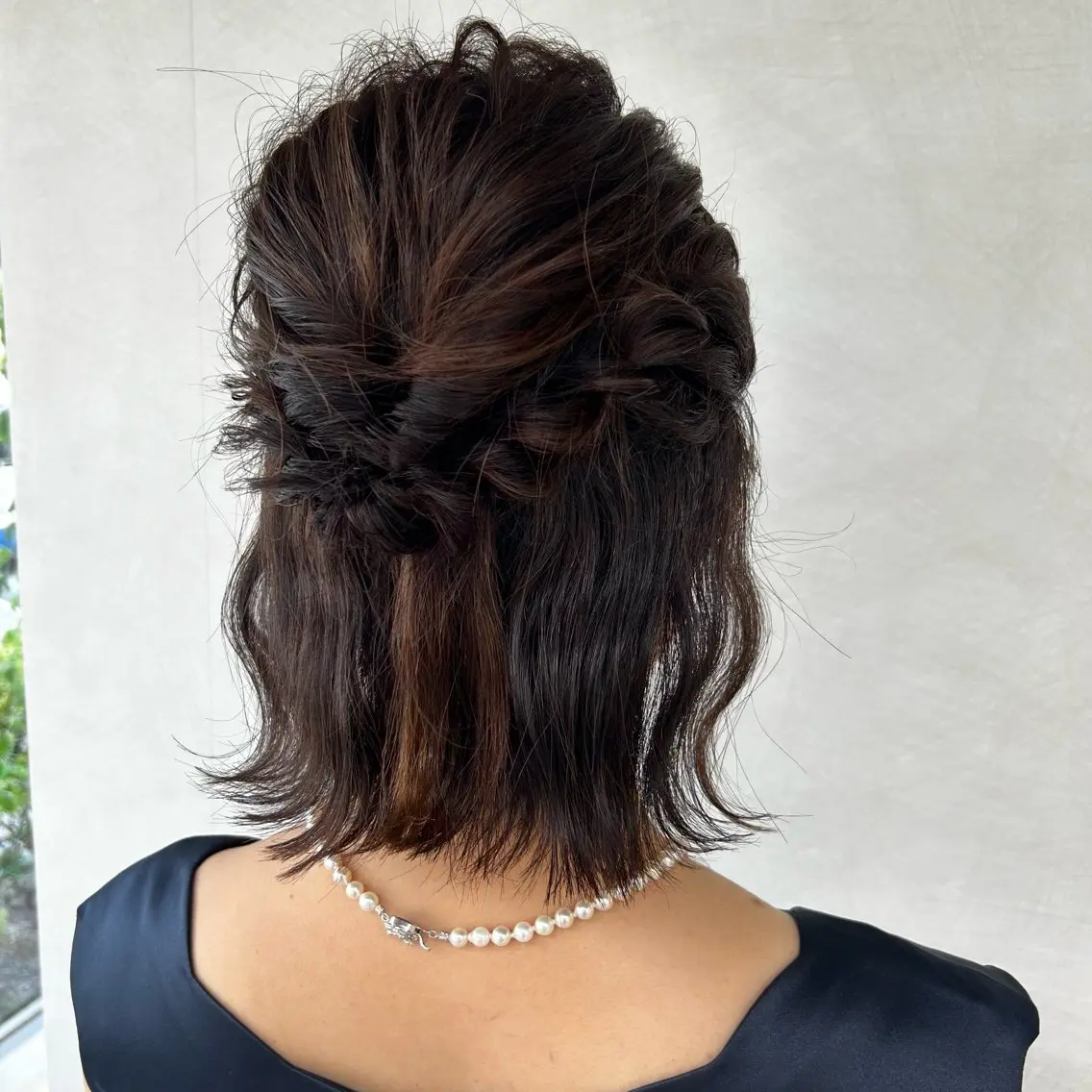 ヘアアレンジ ハーフアップ ヘアセット ヘアセット/眉毛カッ ト/Nana〻のヘアスタイル
