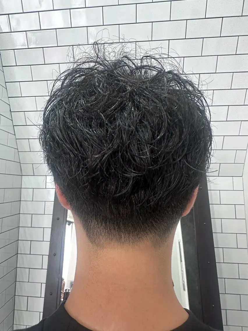 ショート パーマ カット パーマ トリートメント 妙見 知洋のヘアスタイル