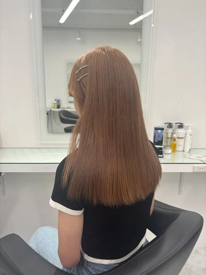 ロング カラー 💖ミルクティー💖 あかり💖のヘアスタイル
