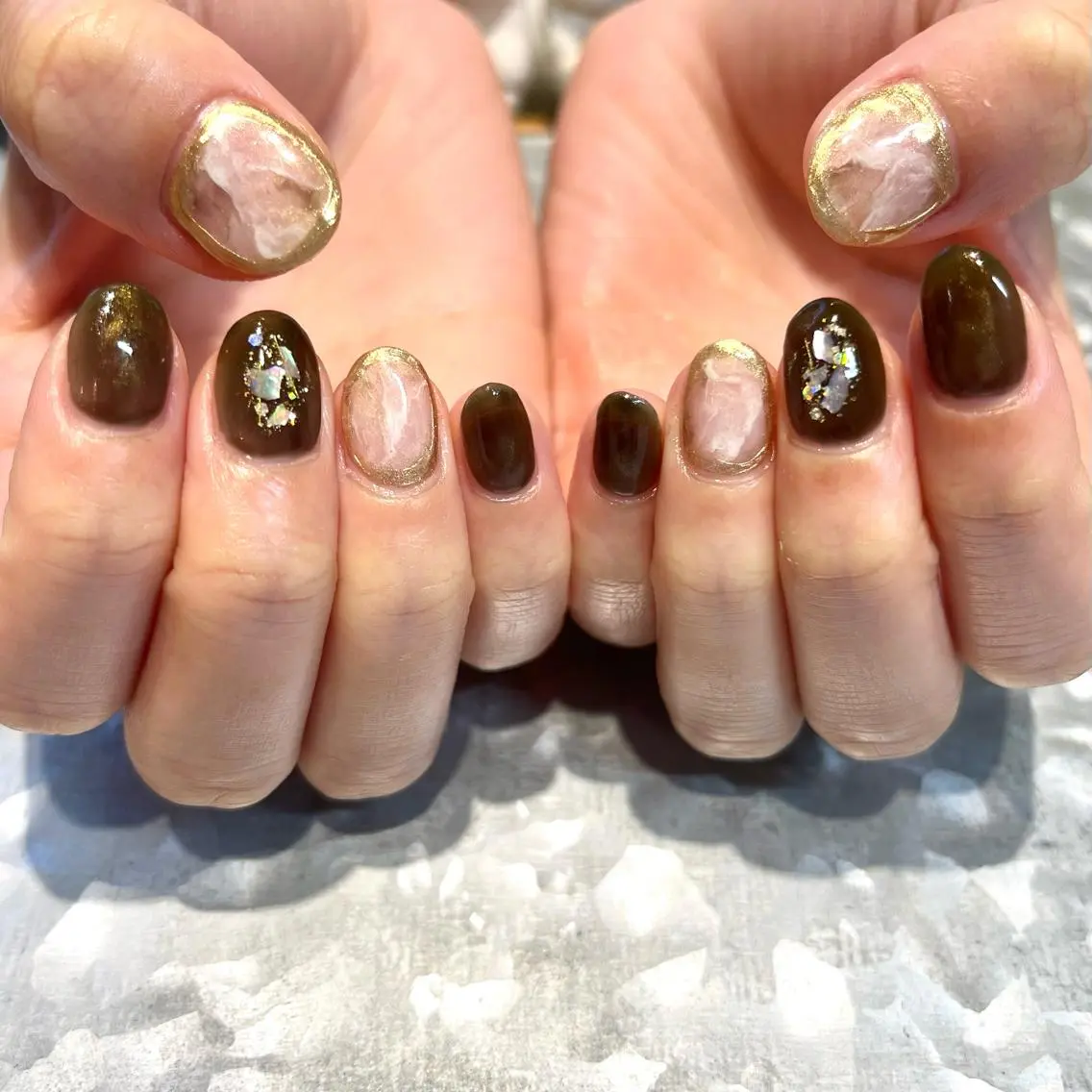ネイル ニュアンスネイル TRAM-nail moriizumiのネイルデザイン