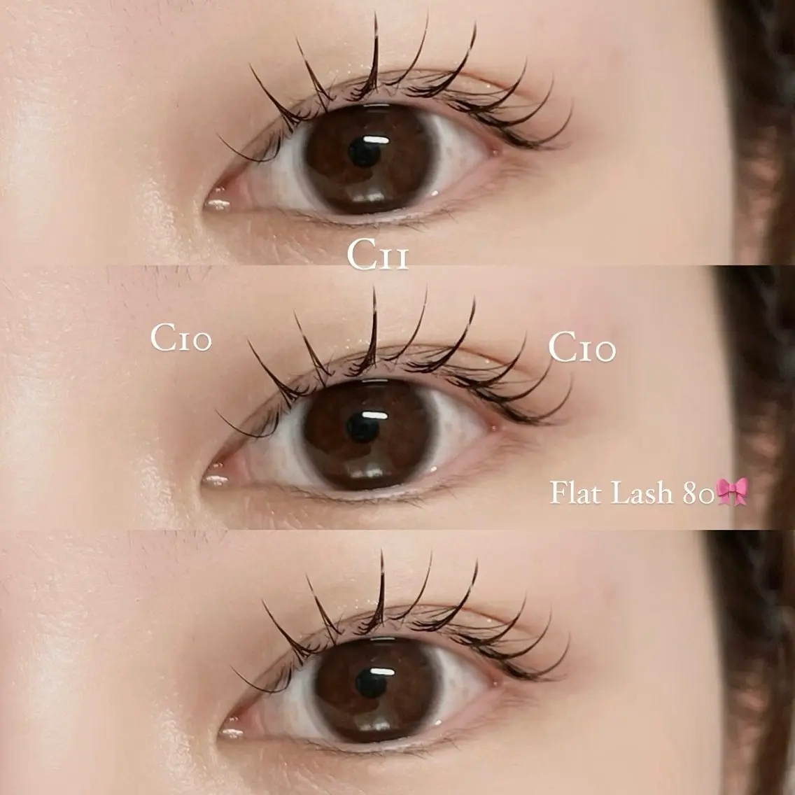 マツエク・マツパ キュート フラットラッシュ 🎀eyelist HARUKA🎀池袋のマツエク・マツパデザイン