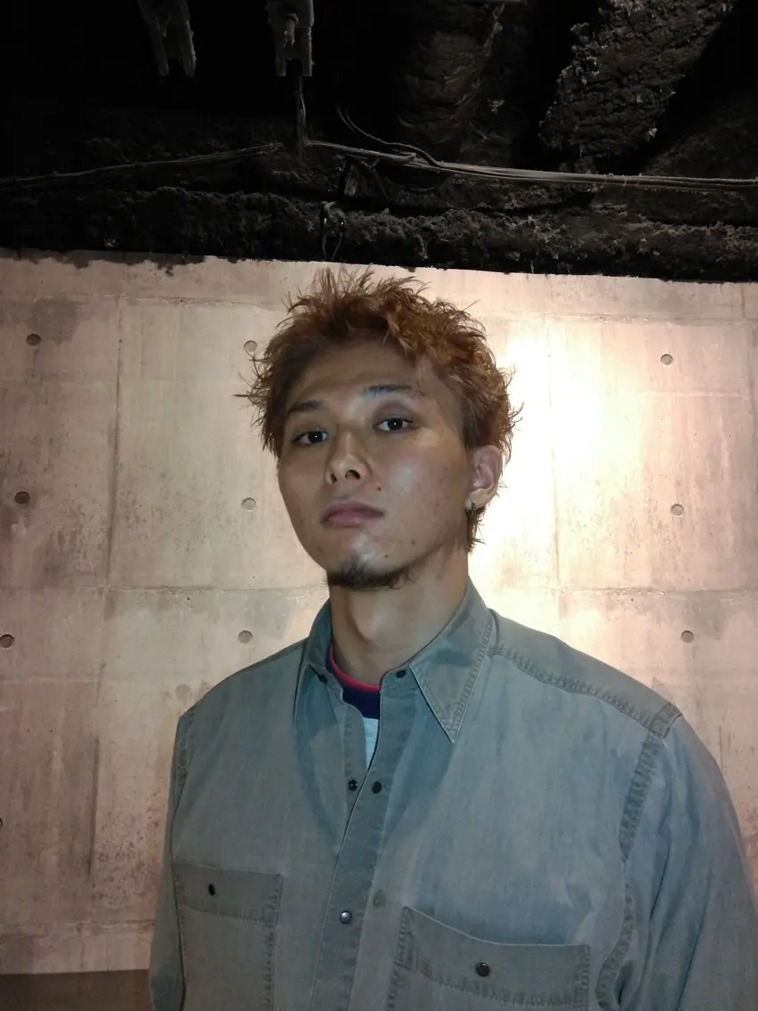 メンズ カット ヘアカラー 窪田 力也のヘアスタイル