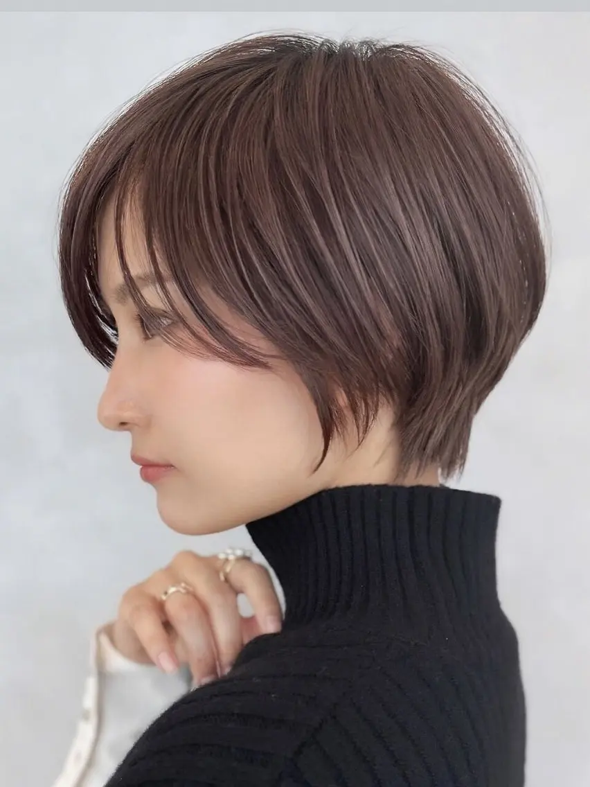 ショート カラー 深谷 侑亮のヘアスタイル