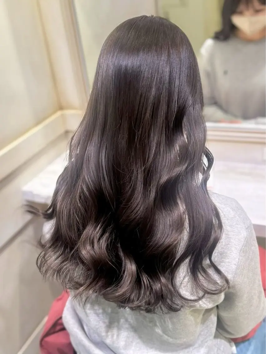 カラー ヘアカラー トリートメント 💙透明感艶カラー/ ゆうな💙のヘアスタイル