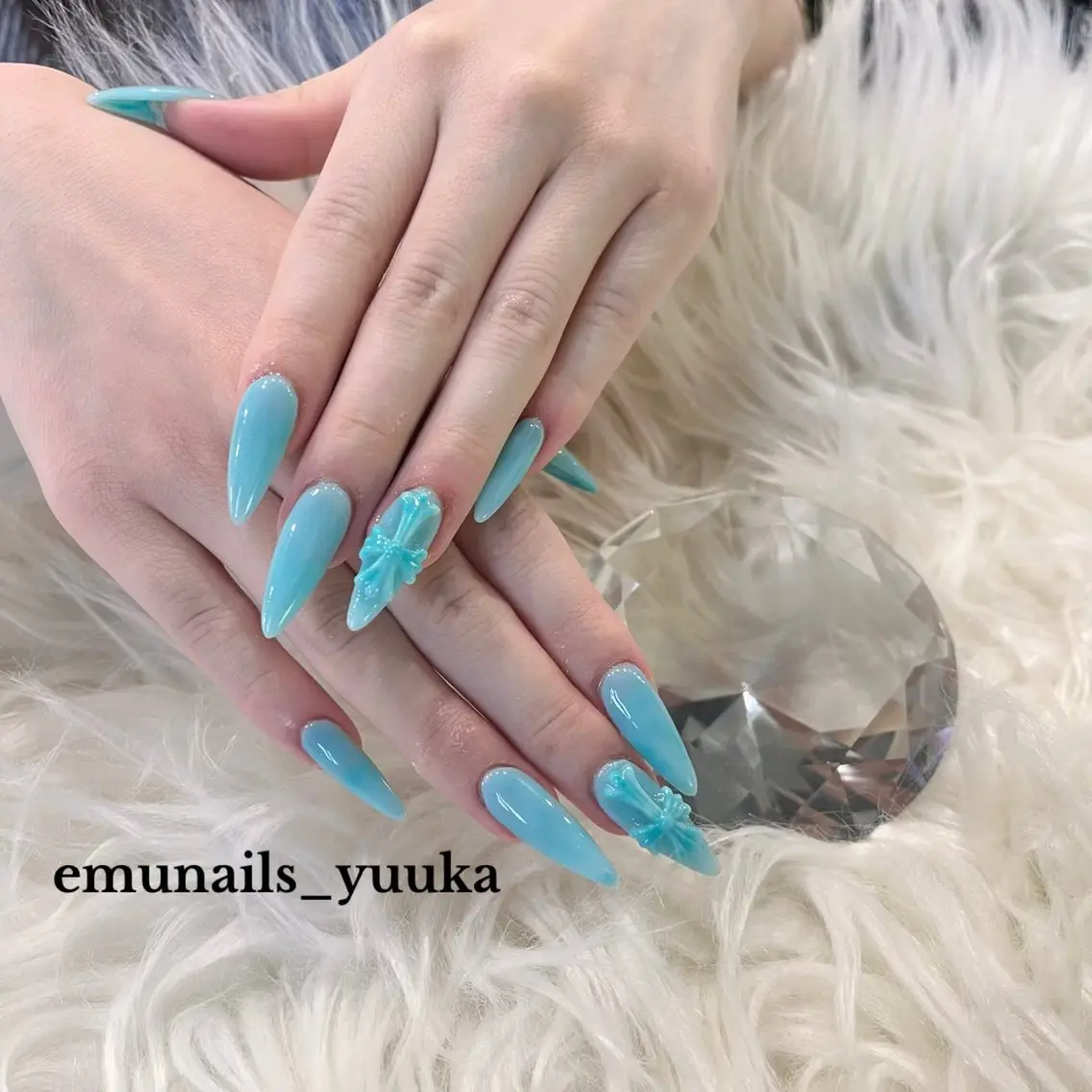 ネイル ワンカラーネイル EMU nails YUUKAのネイルデザイン