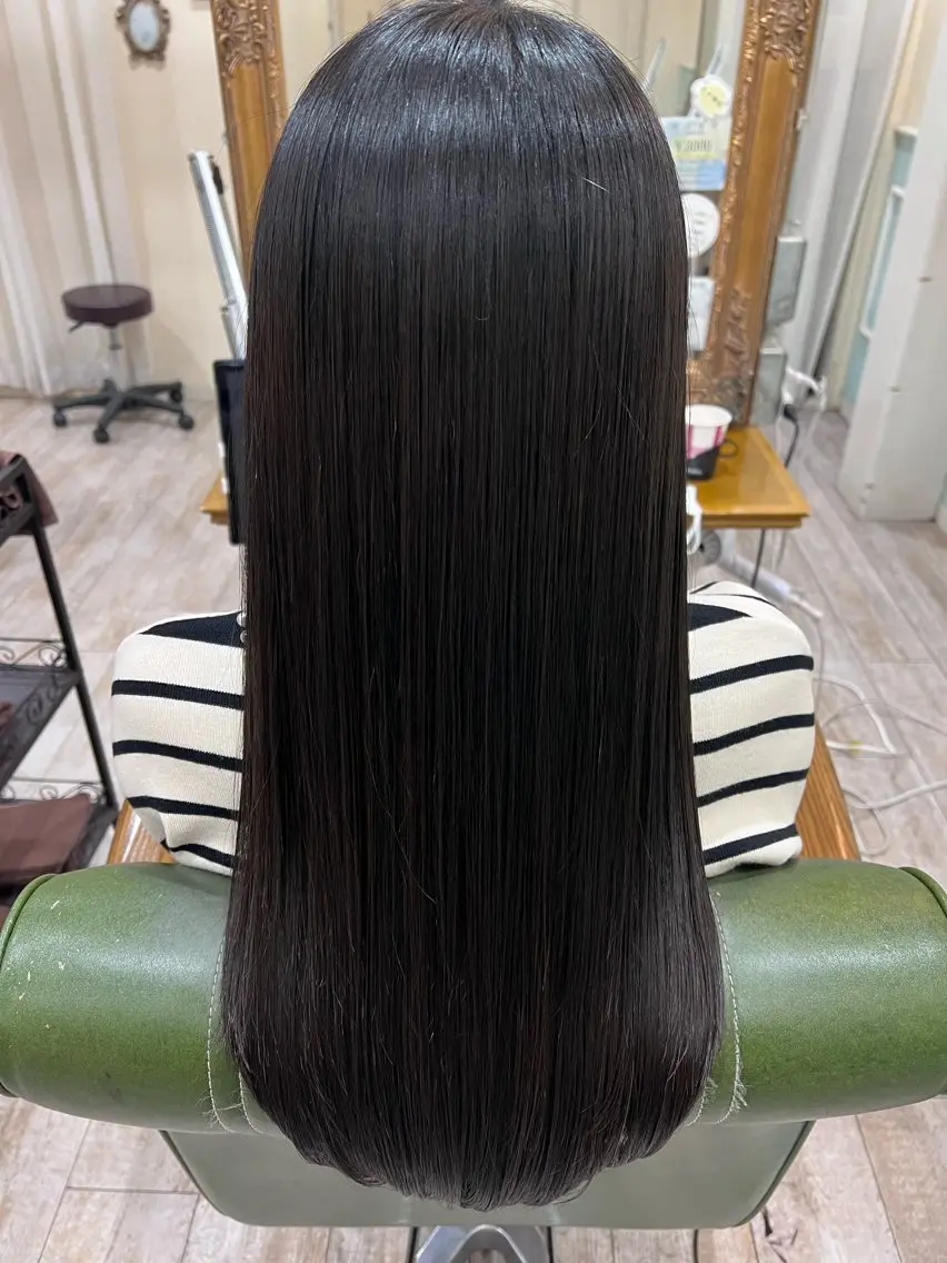 ロング カラー 髪質改善 新越谷noble店長 松本拓也▶◀*.のヘアスタイル