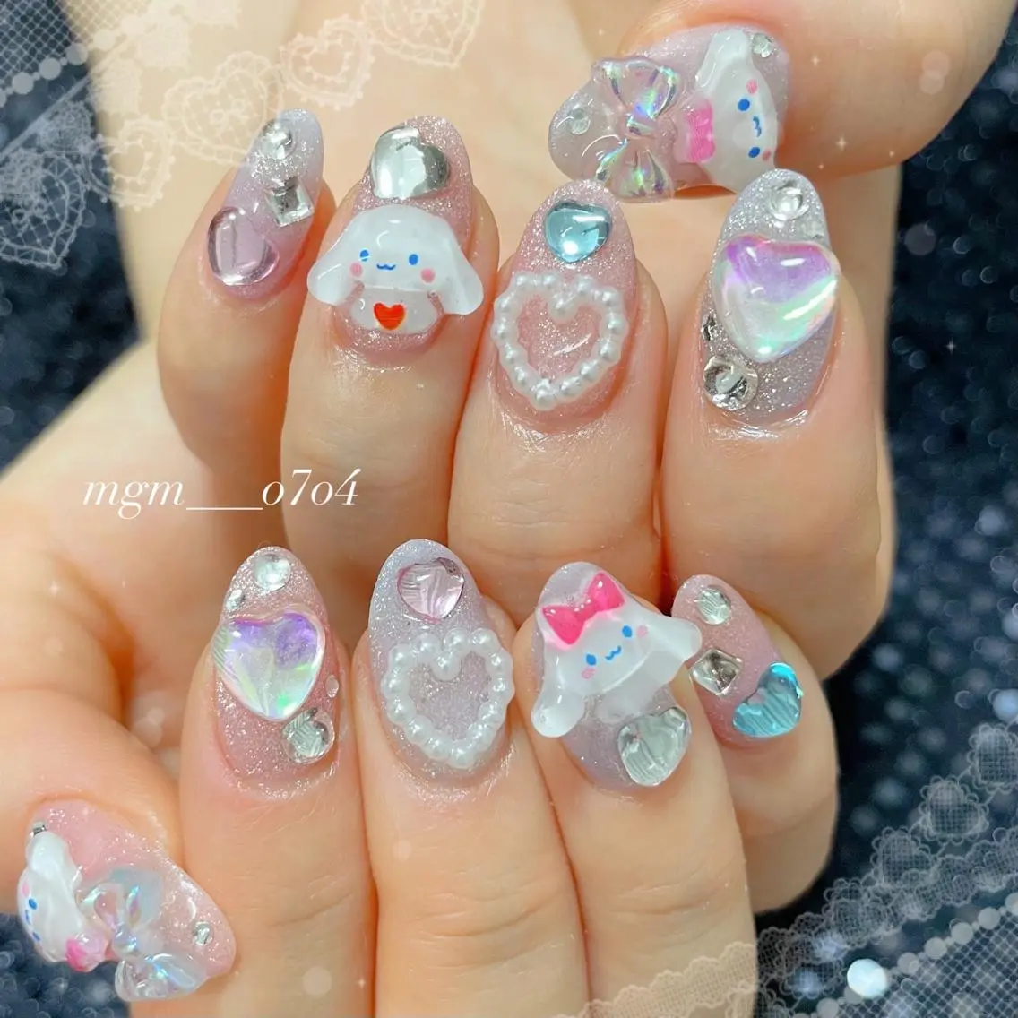 ネイル ハンドネイル ハンドケア MoON...❤︎ MeGuのネイルデザイン