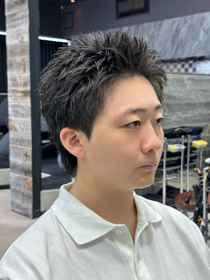 ショート メンズ カット 佐々木 寿偲のヘアスタイル