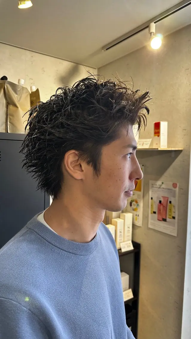 ショート メンズ カット カリスマになる美容師 💥TOUI💥上野のヘアスタイル